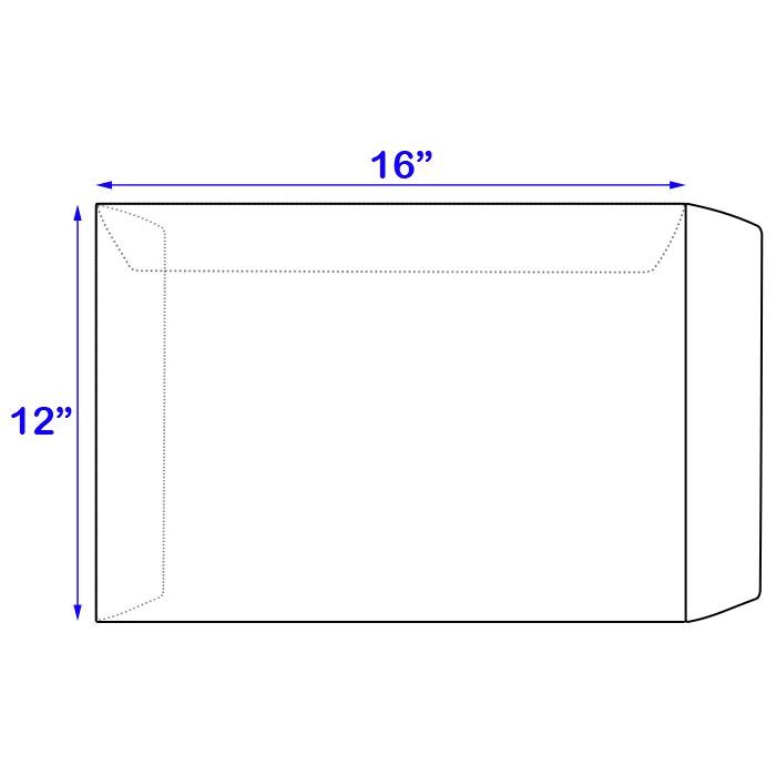 QP WHITE NONWINDOW ENVELOPE 12FT X 16FT