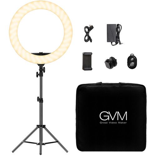 *GVM HD-18S Studio Grade High Power 55W Ring Light With Stand