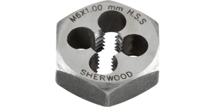 6.0x1.00mm HSS HEXAGON DIE NUT