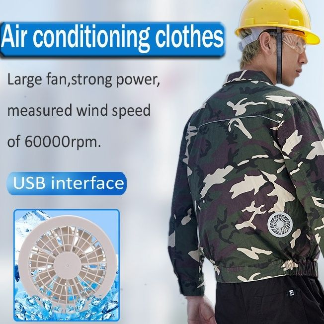 Air Conditioning Clothing Jacket With Fan Air Conditioning Clothing