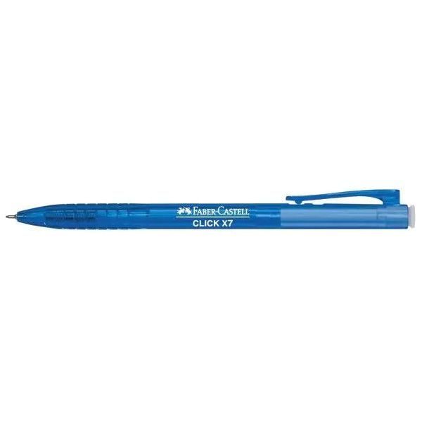 Faber-Castell Click X7 0.7mm Ball Point Pen Blue