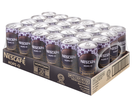 Nescafe Kopi O 24 Can x 240ml
