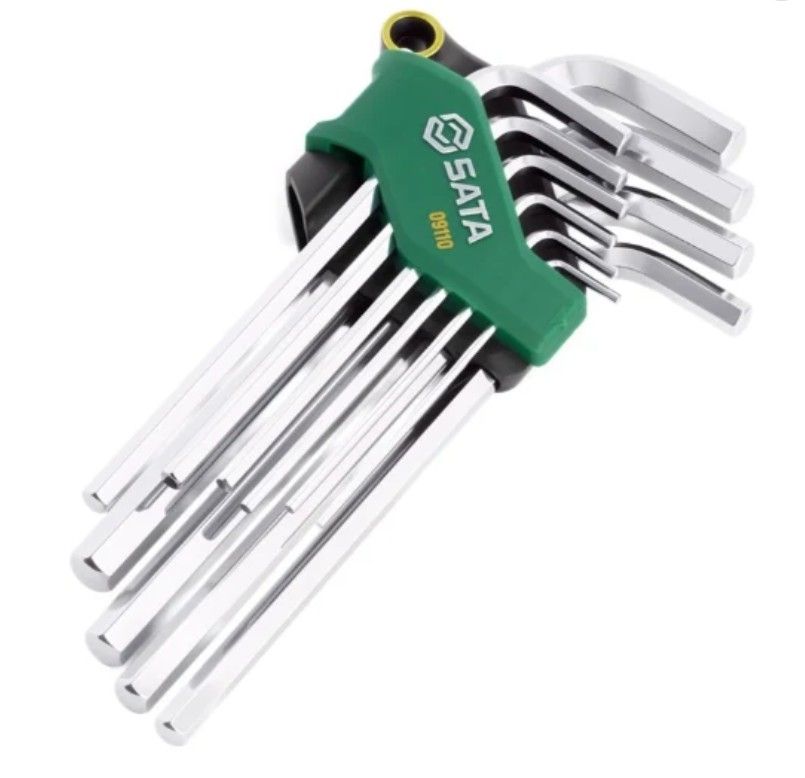 Sata 10PC LONG ARM HEX KEY SET (MM) (NEW)