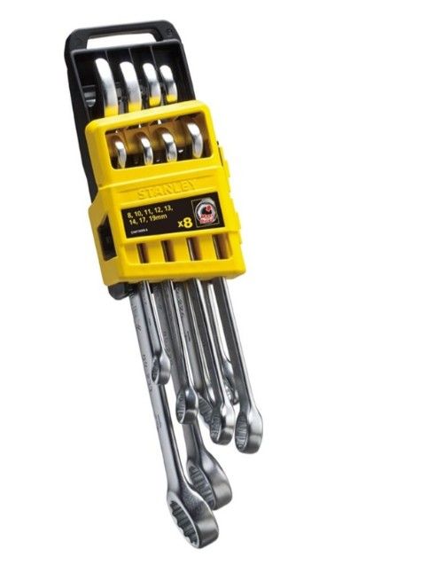 Stanley 8PCCWB Set in Holder - metric (8,10,11,12,13,14,17,19)