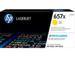 HP 657X High Yield LaserJet Toner Cartridge Yellow CF472X