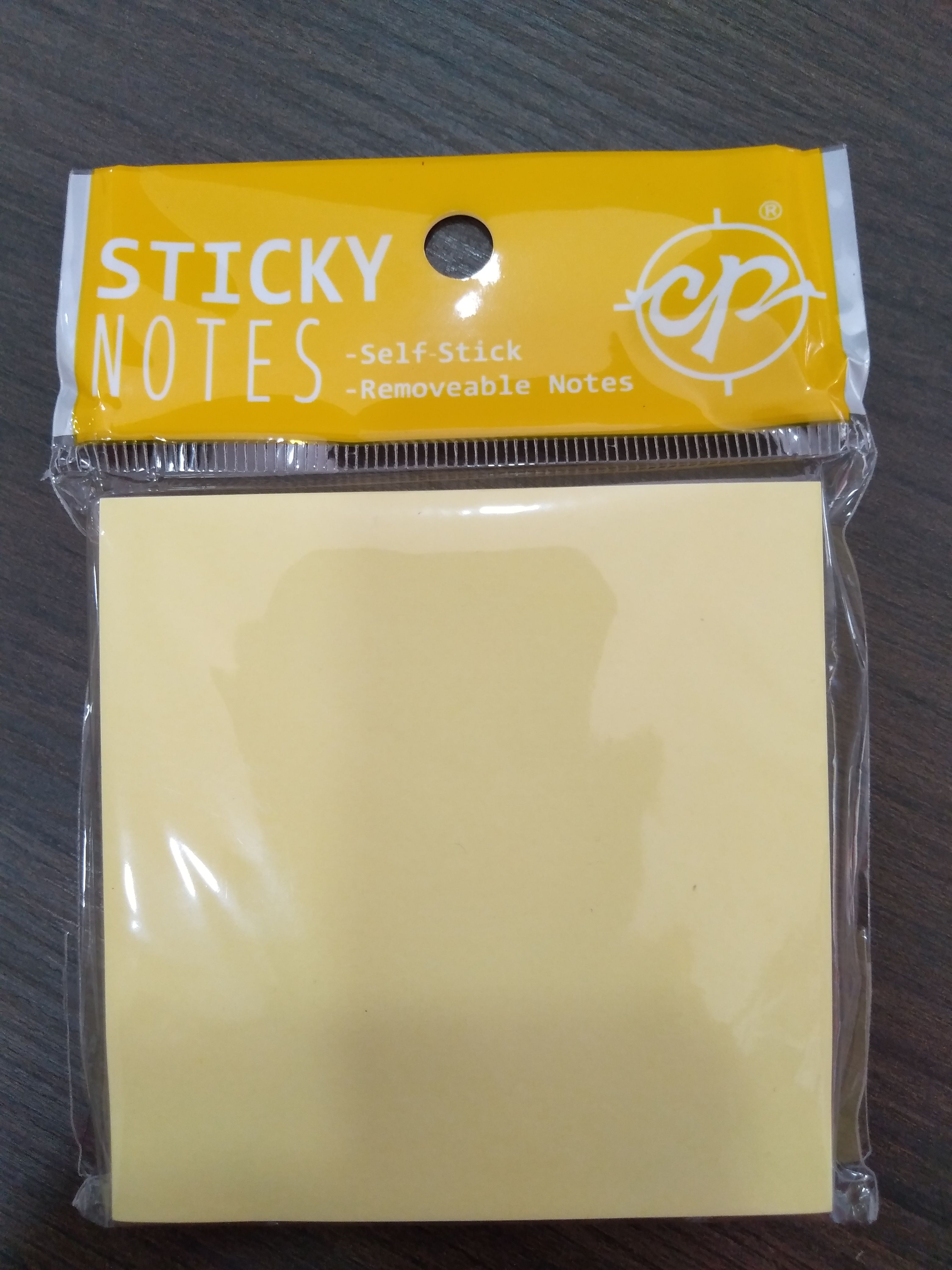 STICKY NOTE CP 3 X 3 - YELLOW (LIGHT COLOUR)