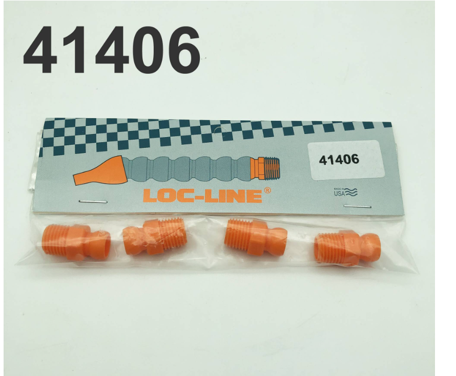 LOCLINE 41406 MODULAR HOSE - 1/4" NPT CONNECTOR - PACK OF 4