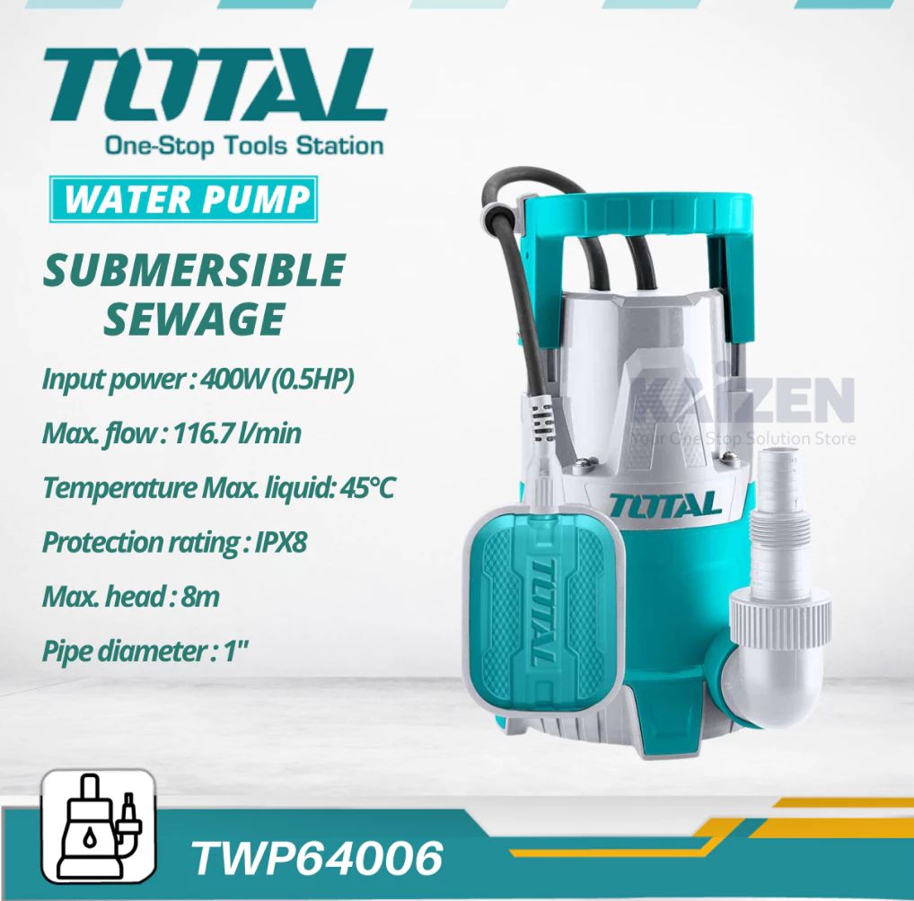 TOTAL Submersible water pump- civil