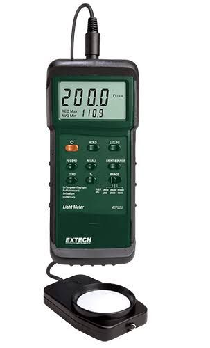 EXTECH 407026 LIGHT METER,FC/LUX HEAVY