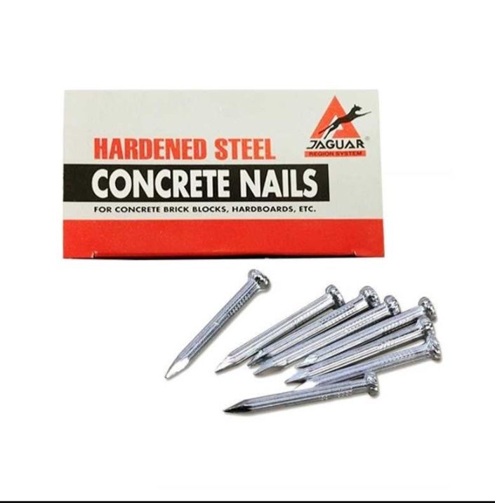 CONCRETE CEMENT NAIL SIZE: 3/4" - 3.0" - 1KG/BXS