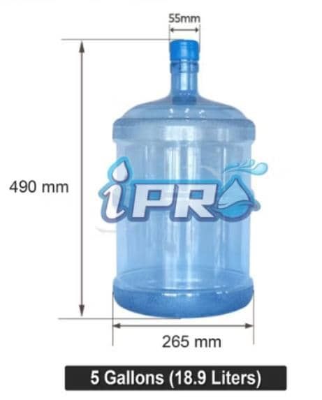 Water bottle tank storage for water dispenser capacity 5 gallons