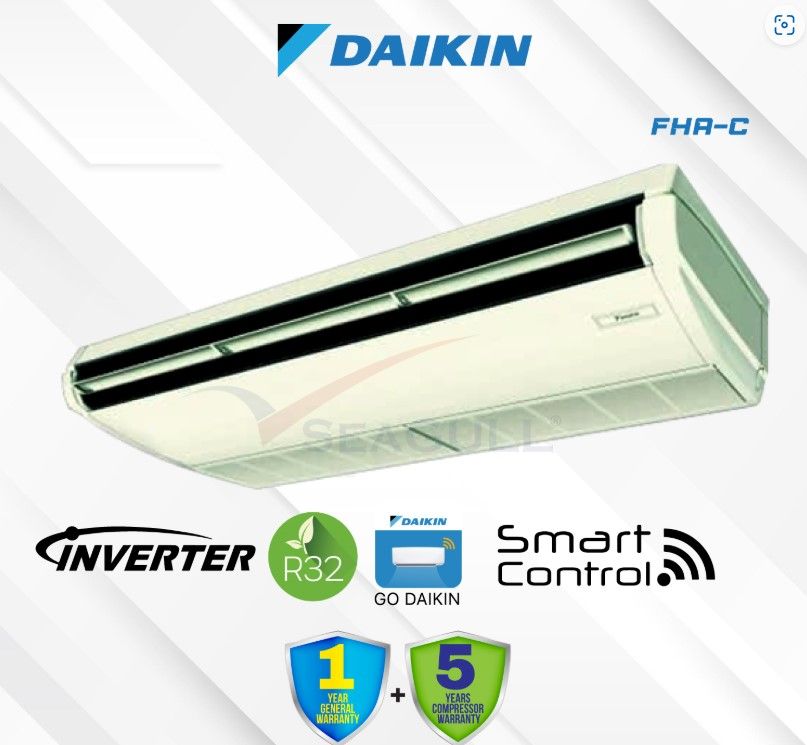 Daikin Ceiling Exposed FHA-C Series Inverter R32 5.0HP (3 Phase)
