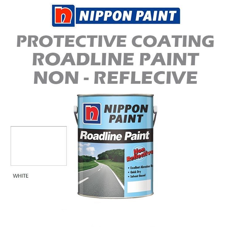 NIPPON HIGH PERFORMANCE PROTECTIVE COATING - NON-REFLECTIVE ROADLINE PAINT - WHITE