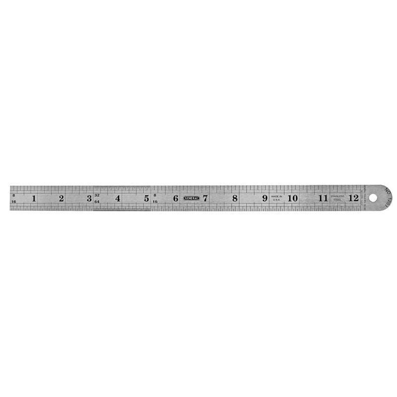 12" Steel Ruler