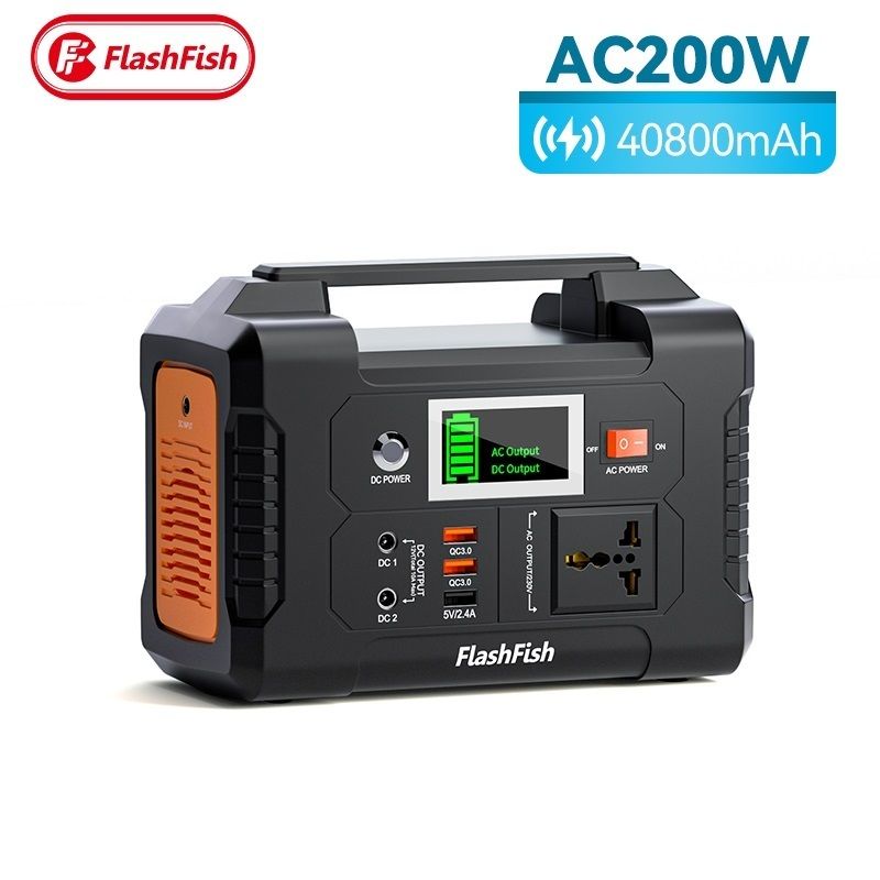 FlashFish E200 Power Station Multi-Function (200W/40800mAh/151Wh)