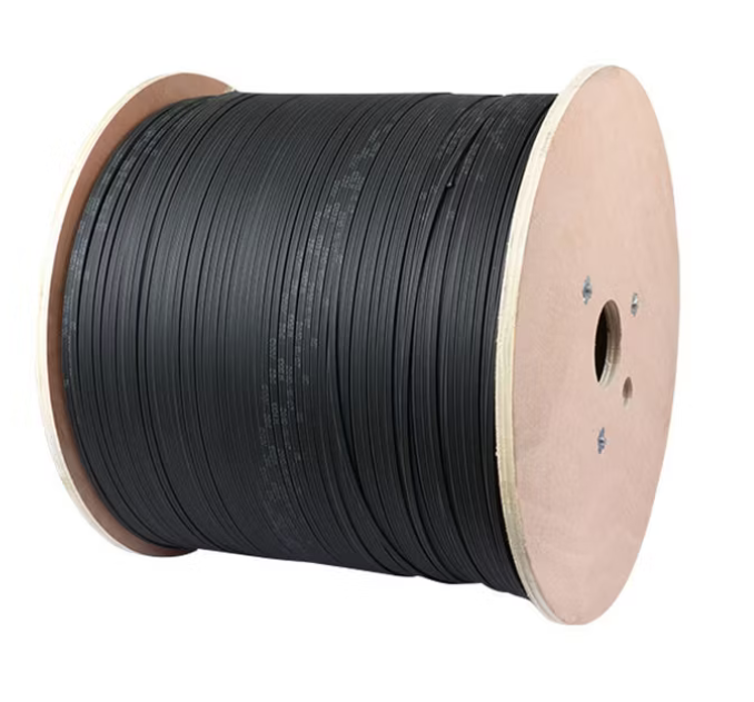 FIBER FTTH G657A1 DROP CABLE 1KM DRUM OF 1CORE SINGLE MODE