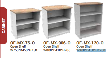 OFIS MAXX SERIES OPEN SHELF CABINET