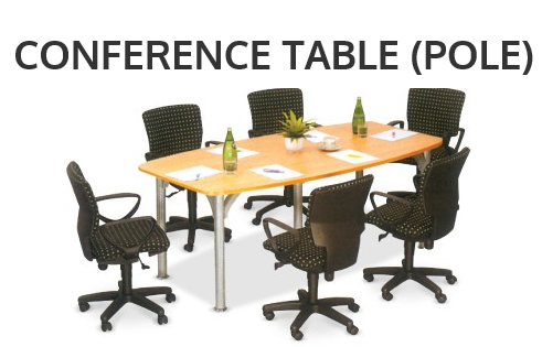 APEX Conference Table Pole 2400 x 1200 x 750mm