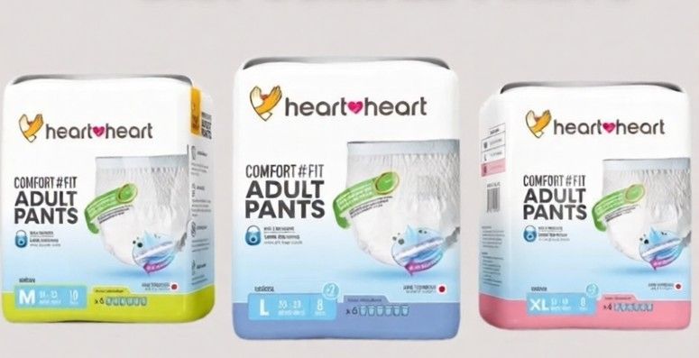 Heart2Heart Adult Disposable Pants Seluar Serapan No.1 Japan Tahan Lasak Lampin Dewasa (M/10 L/10 XL/10) 40152-L10Pants1pack SL-40151-40152-40153-KK