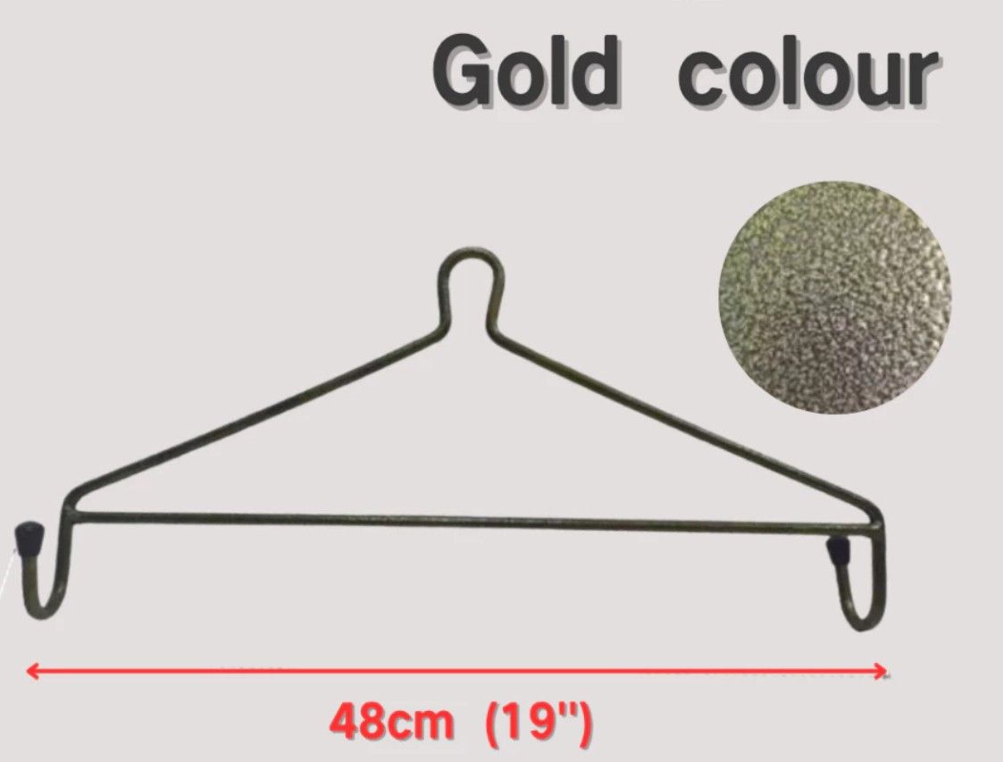 Baby Cradle Hanger / Spring Cot Hanger / Hanger Buai Bayi 209 209 Gold Colour HG-209-KK