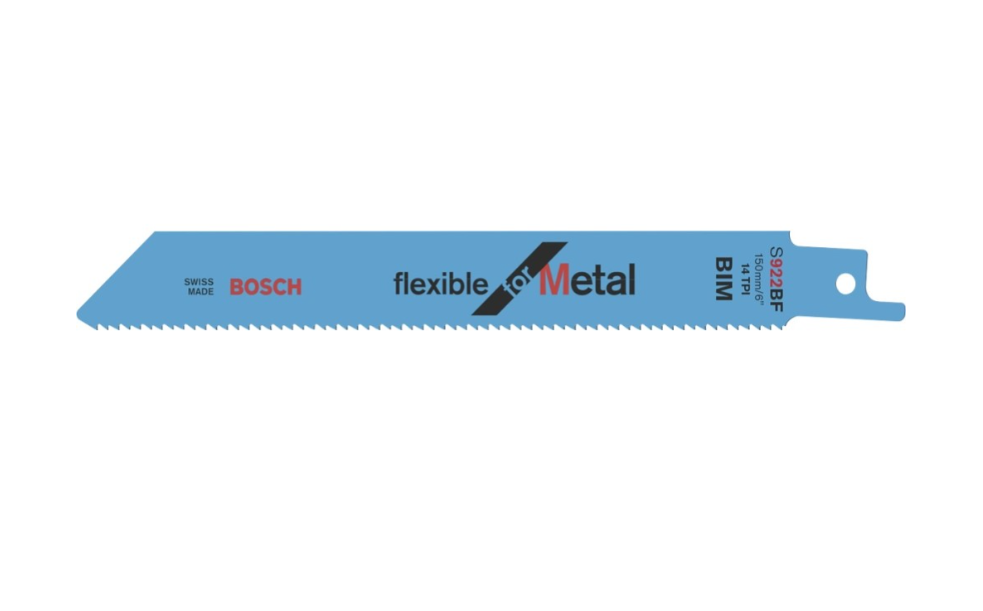 BOSCH S 922 BF FLEXIBLE FOR METAL RECIPROCATING SAW BLADE 5PCS (2608656014)