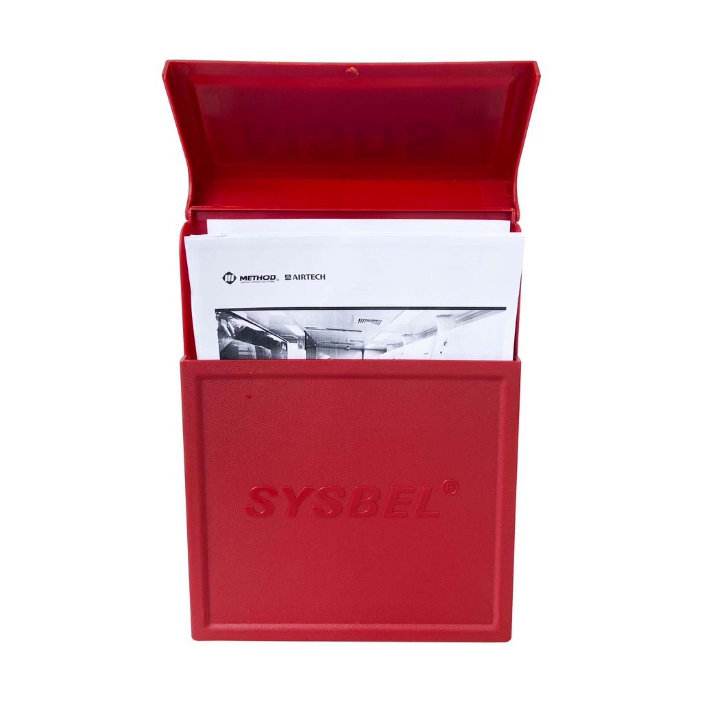 MSDS SDS Plastic Safety Document Storage Compartment Box for Safety Cabinets