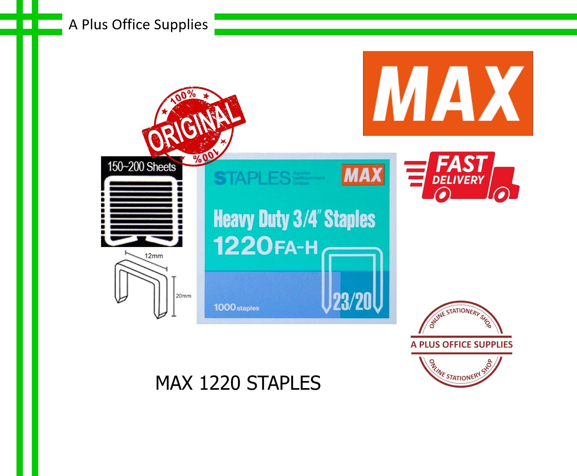 MAX 1220 Staples / Dawai Kokot