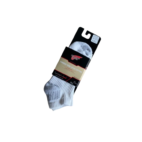 Red Wing Socks - Cotton Low Cut White