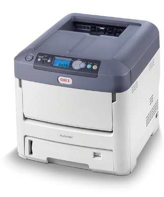 Genuine Malaysia OKI Warranty - OKI Pro7411WT (c/w Power Cord) PRINTER