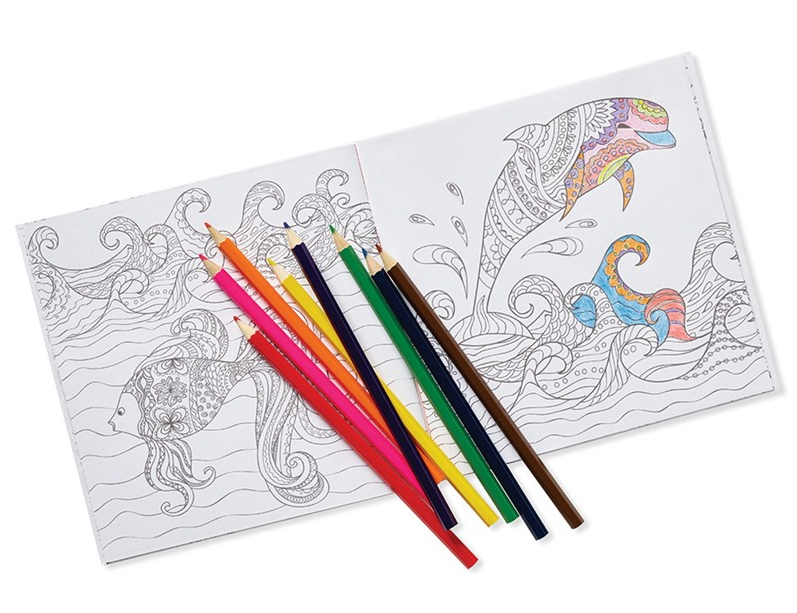 Coloring Book with free color pencil 3368 Coloring Book Y-CB-3367-KK
