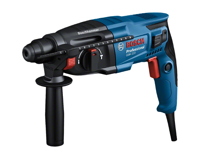 BOSCH GBH 220 PROFESSIONAL ROTARY HAMMER WITH SDS PLUS SMALLER & LIGHTER DRILL