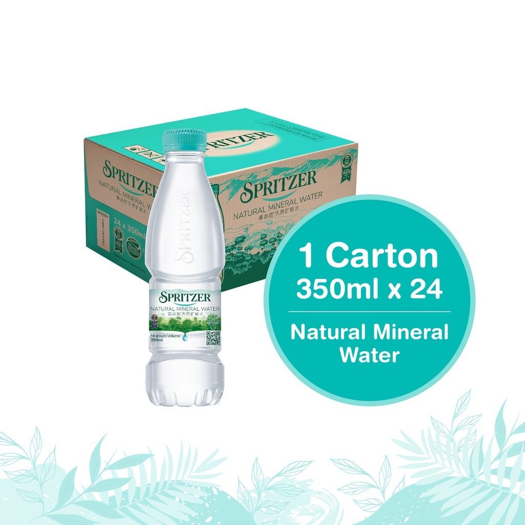 Spritzer Natural Mineral Water (350ML X 24)