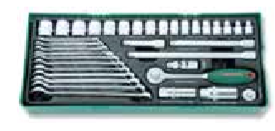 JONNESWAY 36PCS 3/8" DR. SOCKET & COMBINATION SET