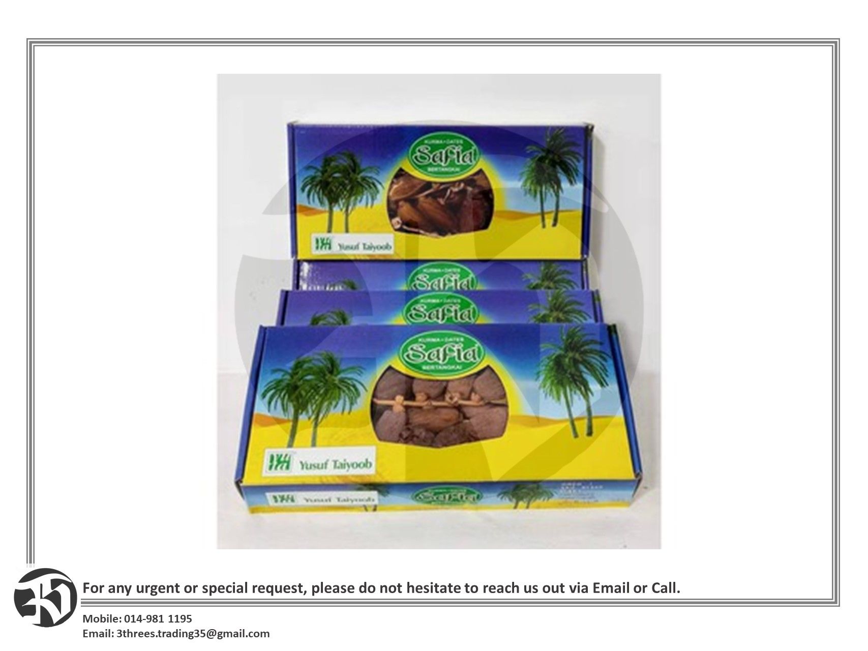 KURMA YUSUF TAIYOOB SAFIA 500G