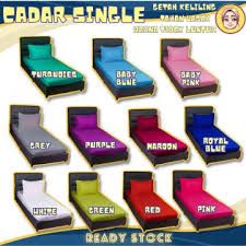 Cadar Single Bedsheet Hostel Asrama Katil Bujang