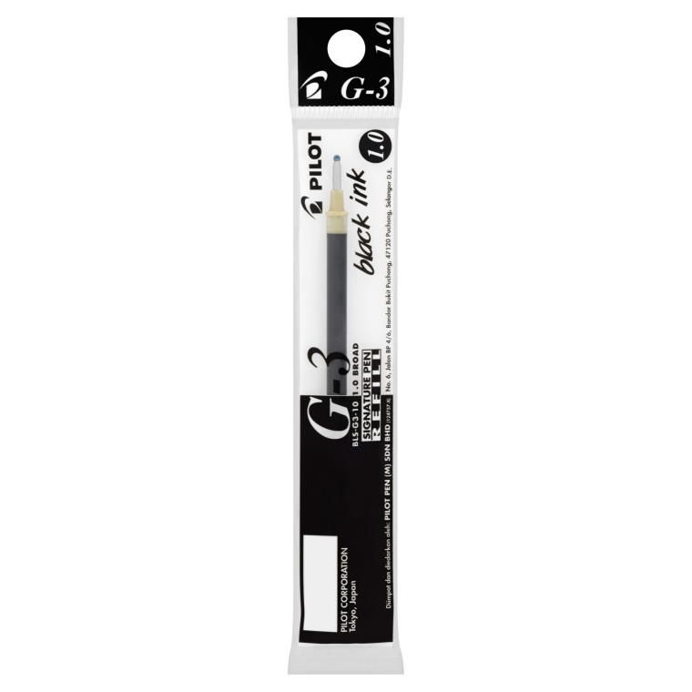 Pilot G-3 1.0mm ball Black refill