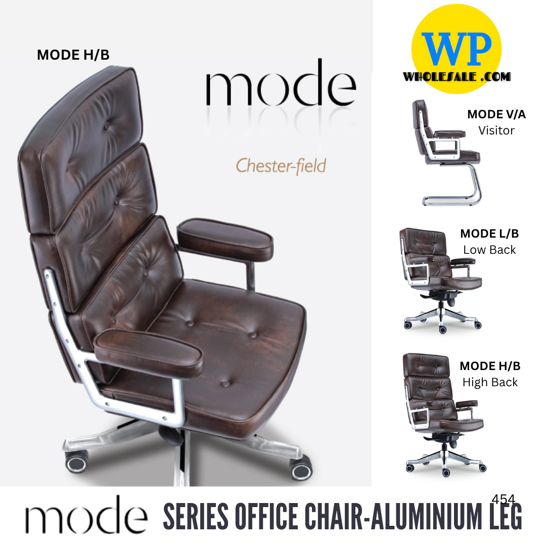 CLASSIC CHAIR MODE ERGONOMIC OFFICE CHAIR - ALL SIZE / EXECUTIVE SERIES / OFFICE CONFERENCE CHAIR / OFFICE SWIVEL CHAIR / ERGONOMIC CHAIR / EXECUTIVE CHAIR / DIRECTOR CHAIR / CEO CHAIR / OFFICE CHAIR / ALUMINIUM BASE / FABRIC / PU LEATHER / MODE