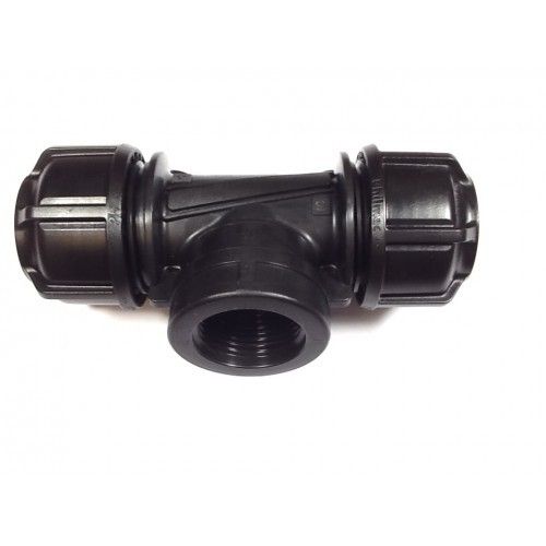 Female Tee Polypipe Thread 63MM X 2"