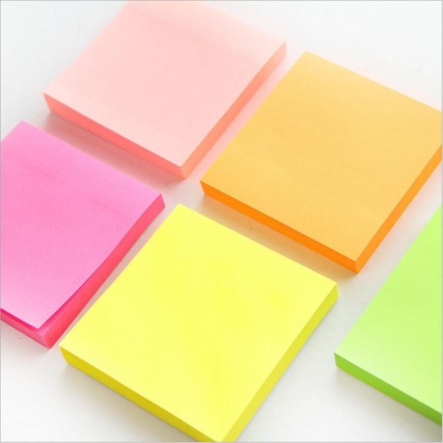 Stick Note 3x3 (Cyber Green/ Pink / Red / Yellow)