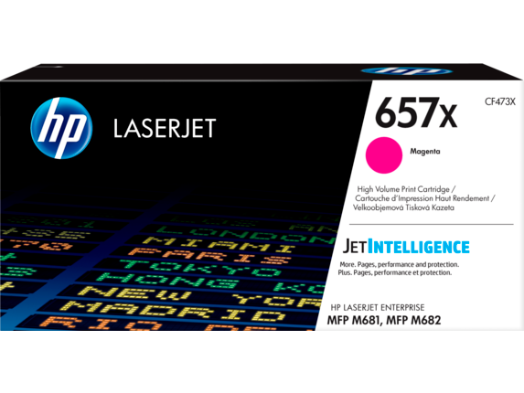 HP 657X High Yield Magenta Original LaserJet Toner Cartridge - 23K
