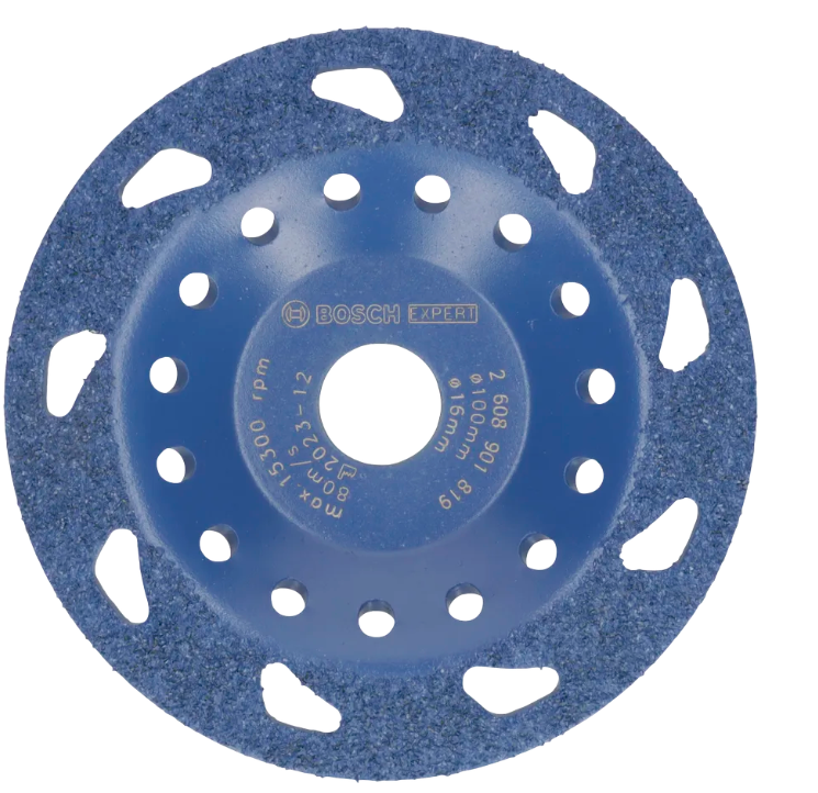 BOSCH EXPERT MULTI MATERIAL CARBIDE GRINDING HEAD FINE SLANTED (100 MM / 16 MM) (2608901819)