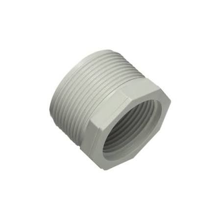Fitting Screwed Reducer PVC 25mm-20mm Grey