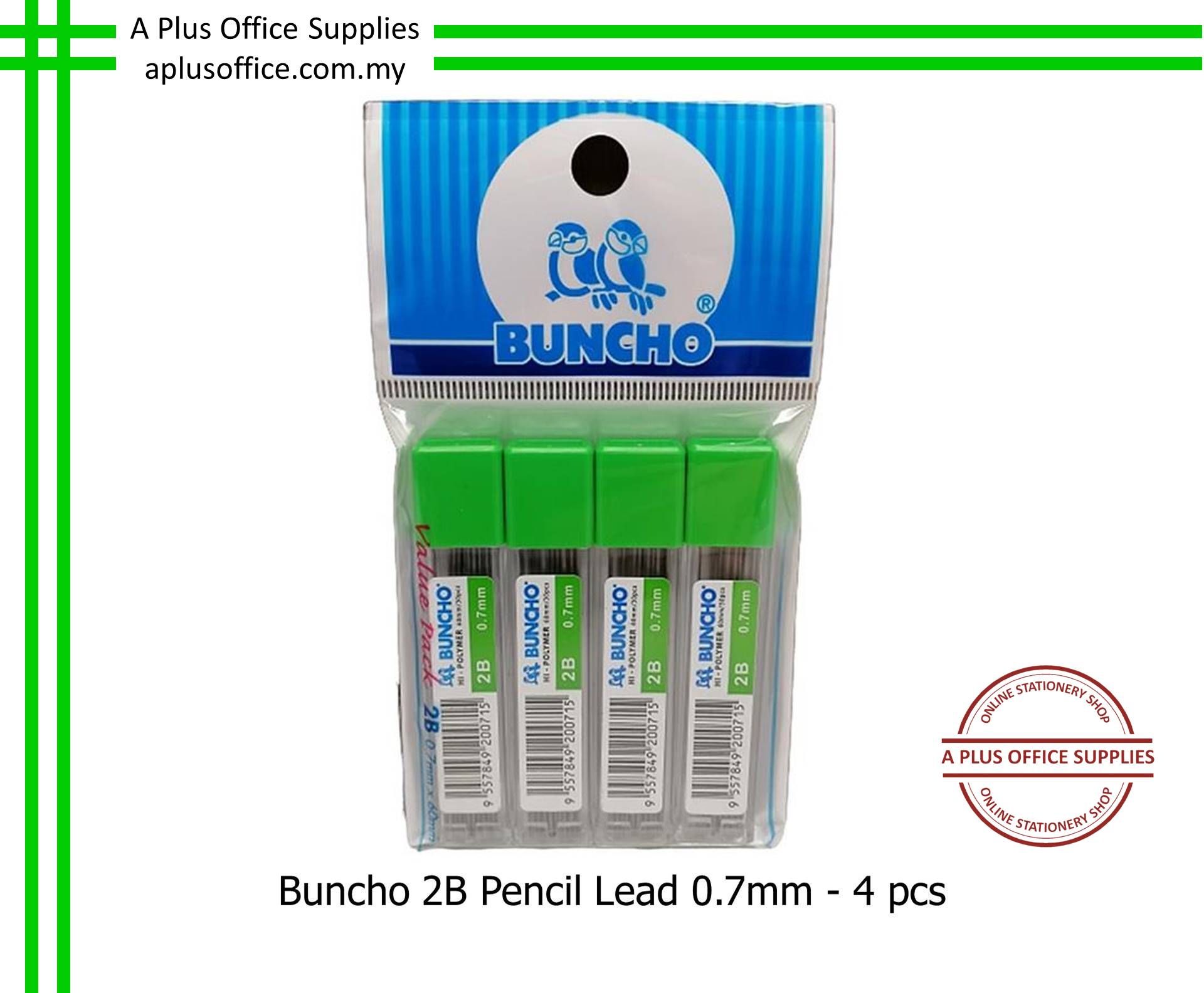 BUNCHO 2B Pencil Lead 0.7MM / Mata Pensel