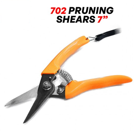 ATKC Tiger #702 Wholly Heat Treated Carbon Steel Straight Blade Pruning Shears 7"