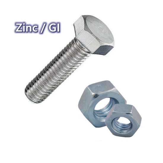 Hex Bolt M24 x 50mm ~ 100mm (High Tensile Grade 8.8 Hexagon Screw)