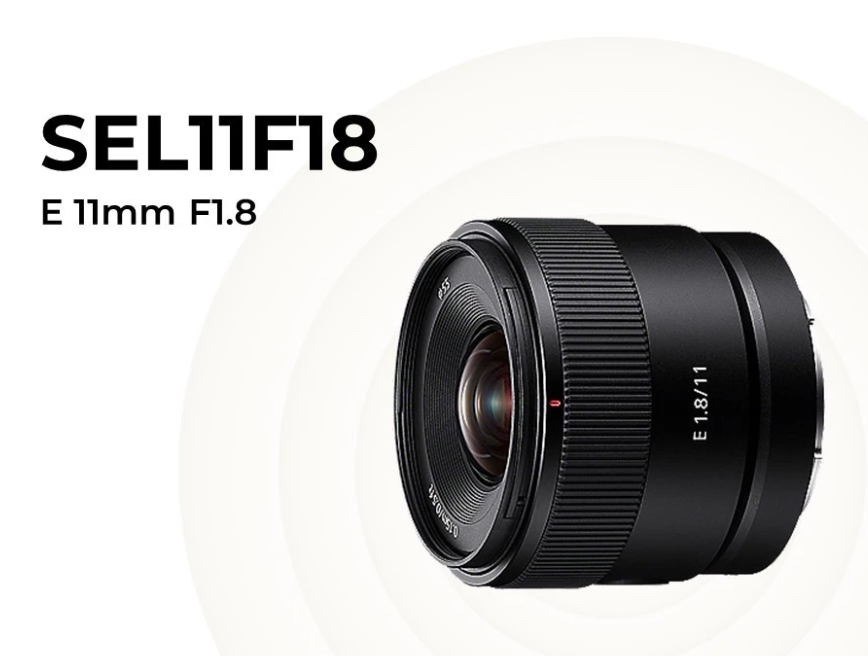 SONY SEL11F18 (E 11MM F1.8) CAMERA LENS