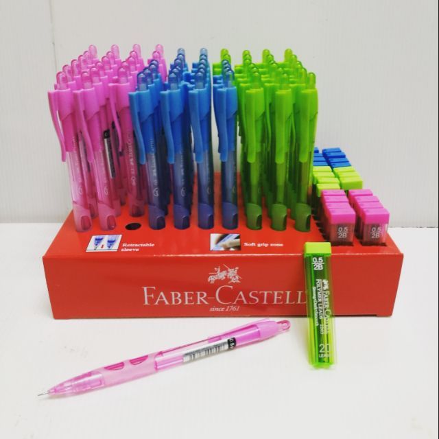 FABER CASTELL MECHANICAL PENCIL NEEDLE GRIP 60PCS/BOX
