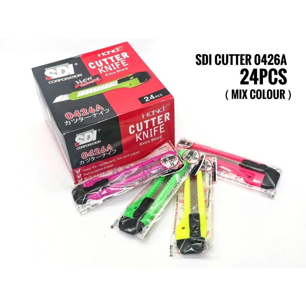 SDI CUTTER KNIFE 0426A 2DOZ/BOX