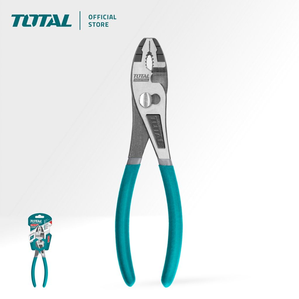 TOTAL SLIP JOINT PLIERS GOOD FOR GRIPPING AND BENDING HARDWARE & CUTTING WIRES THT118082