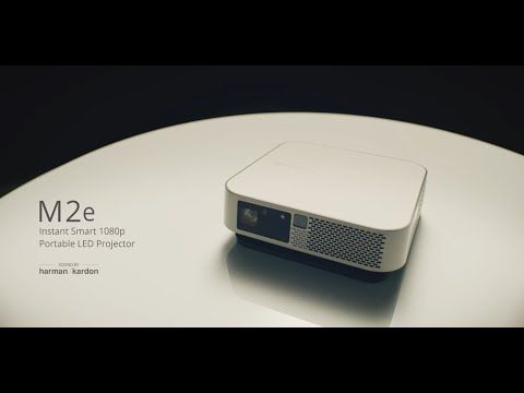 Viewsonic M2e Instant Smart 1080p Portable LED Projector with Harman Kardon Speakers